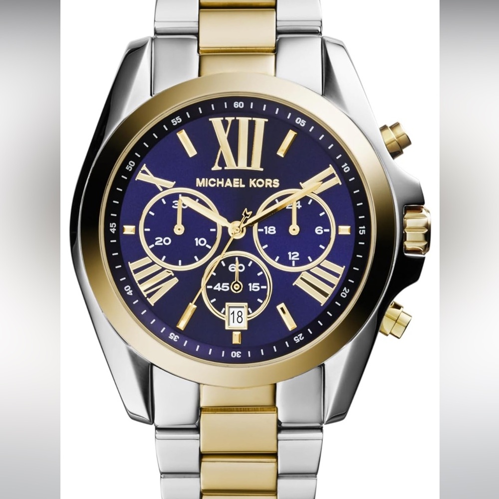Michael Korh’s watch. No box. Needs new battery.
